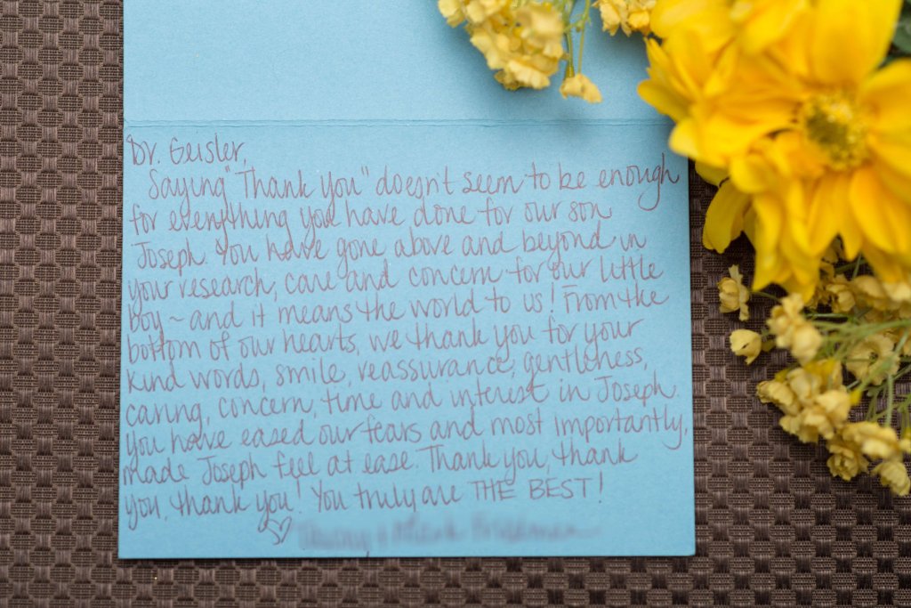 Patient review card number three