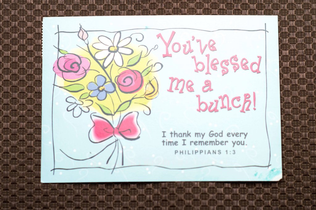 Patient review card number six