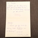 Patient review card number 13