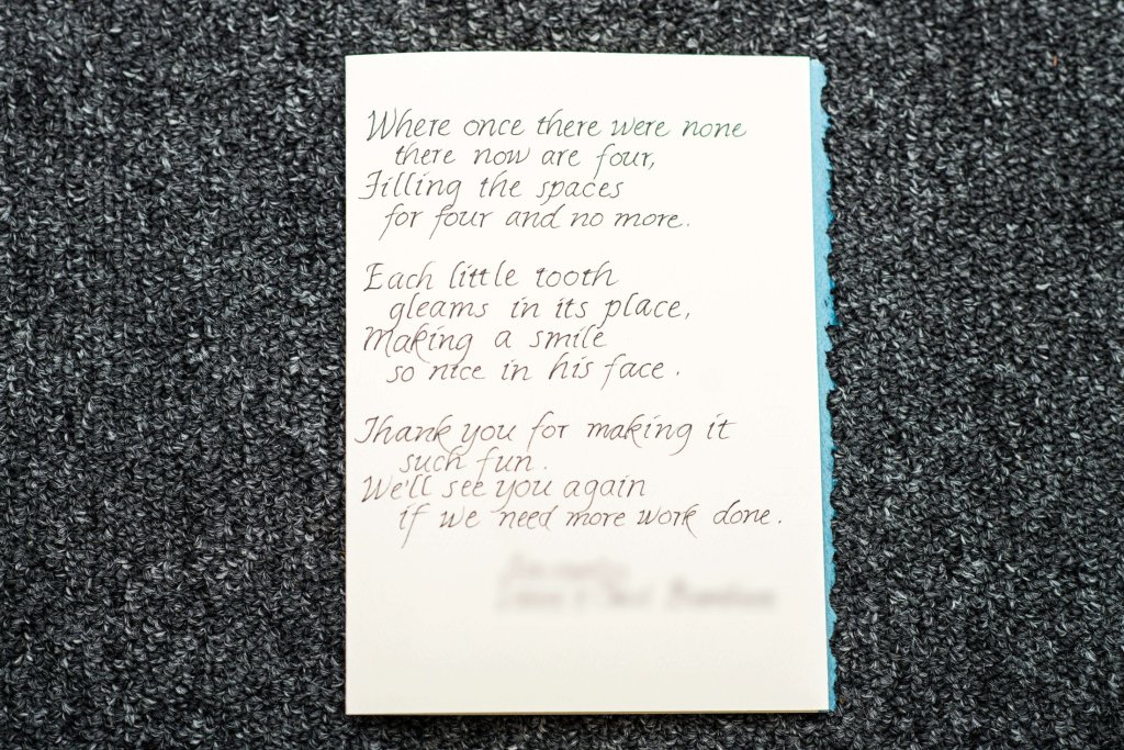 Patient review card number 26