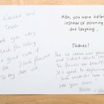 Patient review card number 30