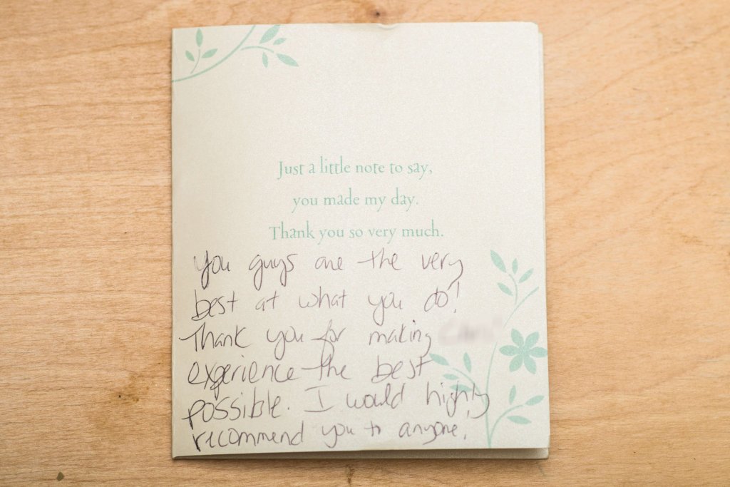 Patient review card number 32