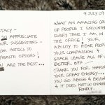Patient review card number 47