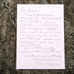 Patient review card number 50
