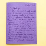 Patient review card number 58