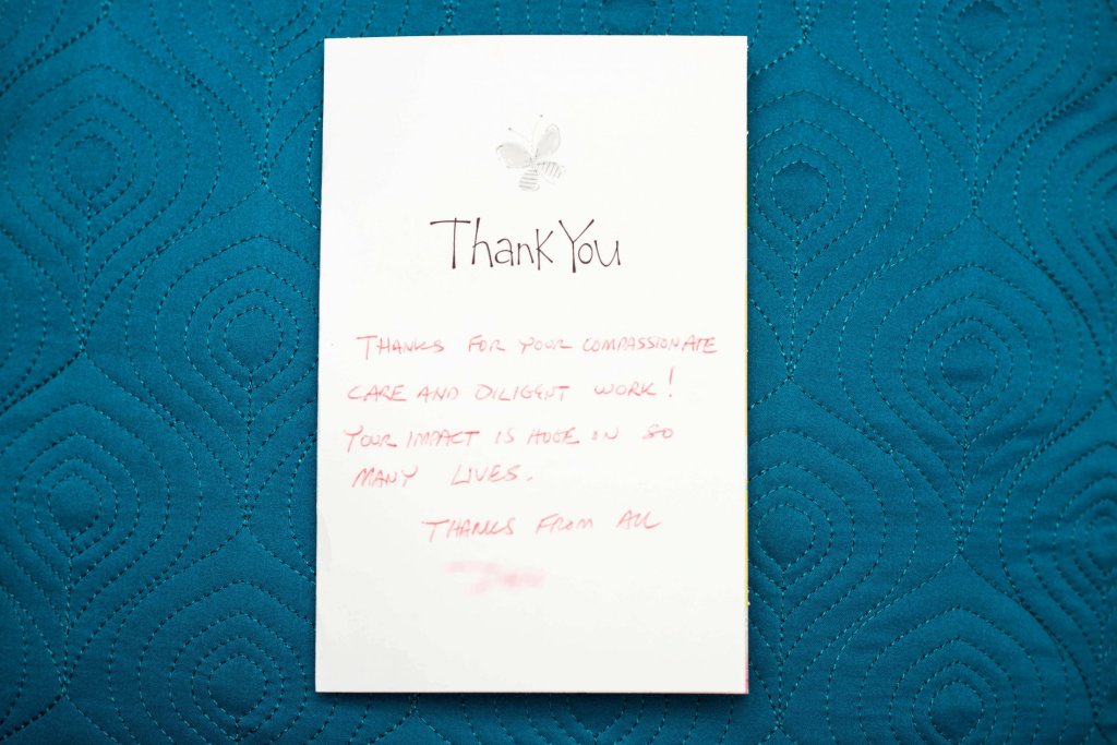 Patient review card number 60