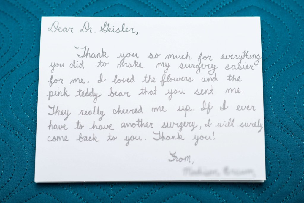 Patient review card number 62