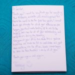 Patient review card number 63