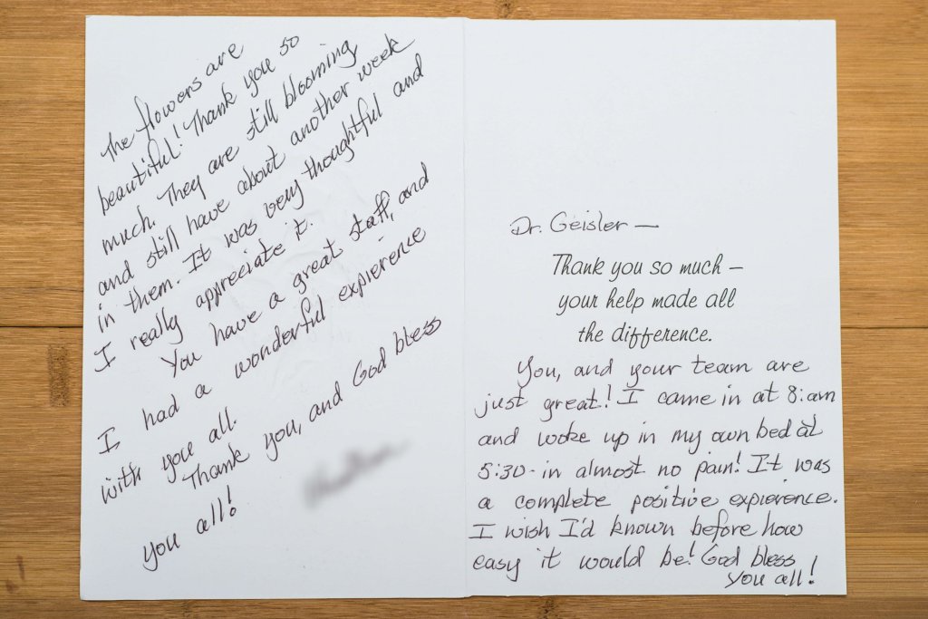 Patient review card number 90