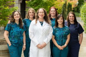 Dr. Geisler and her office staff