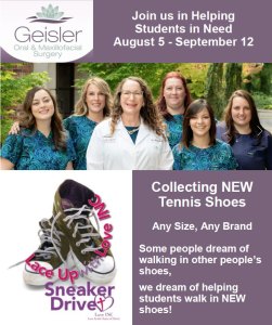 Shoe drive for kids