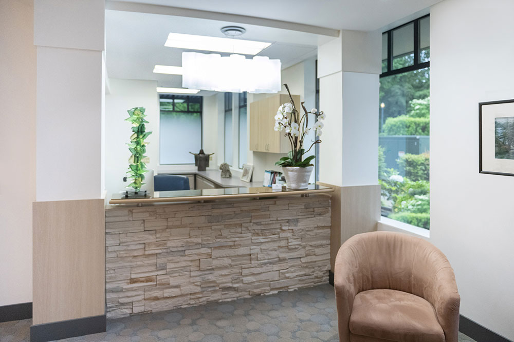 Oral surgery office front desk