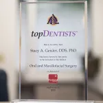 Dr. Geisler's topDentists award